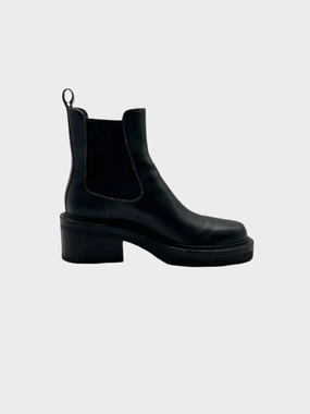 Monogram Logo Ankle Boots