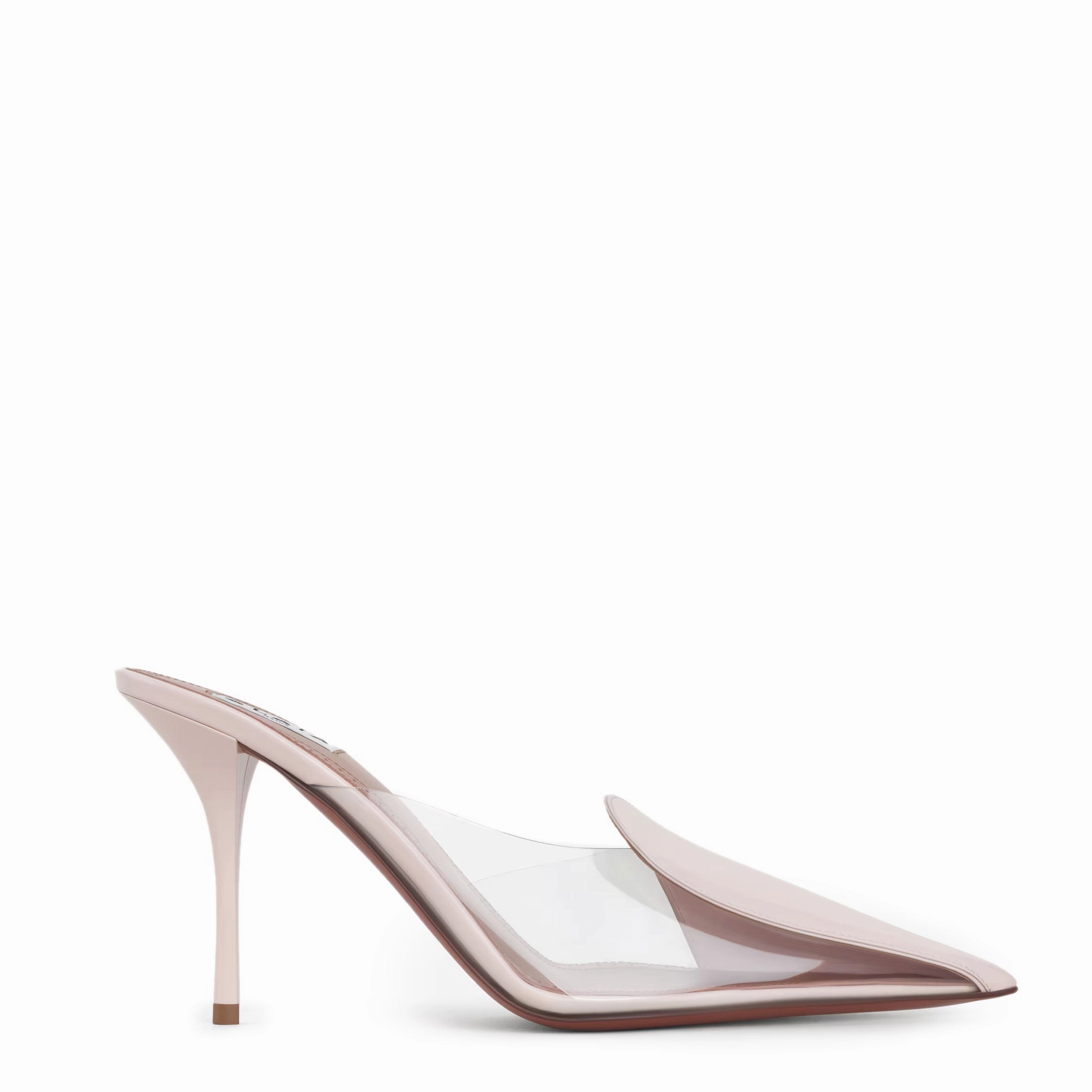 Obstract Heart 90 Mules, Rose Dragee