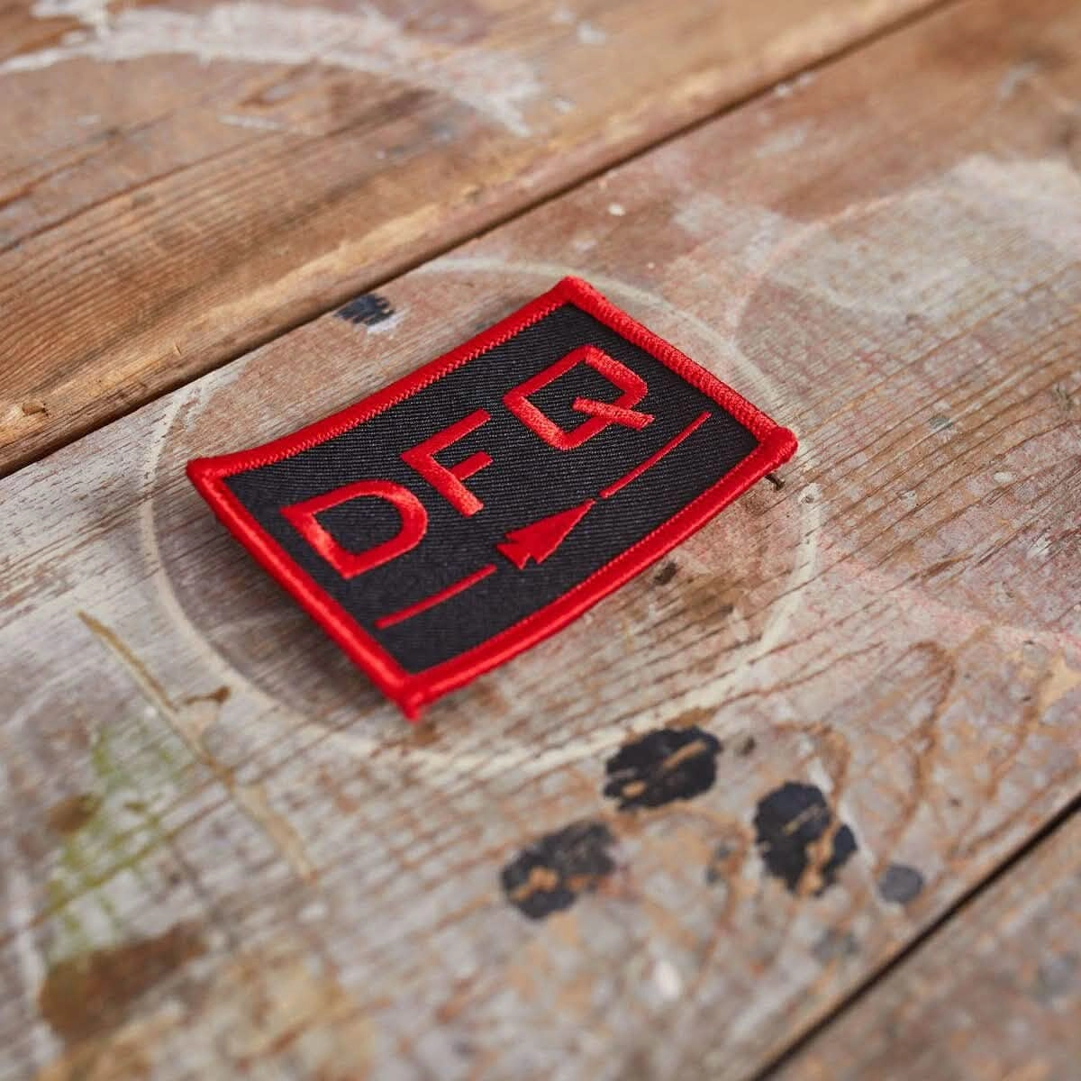 Patch - DFQ - Black   Red