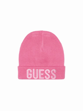 Pink Crystal Logo Beanie