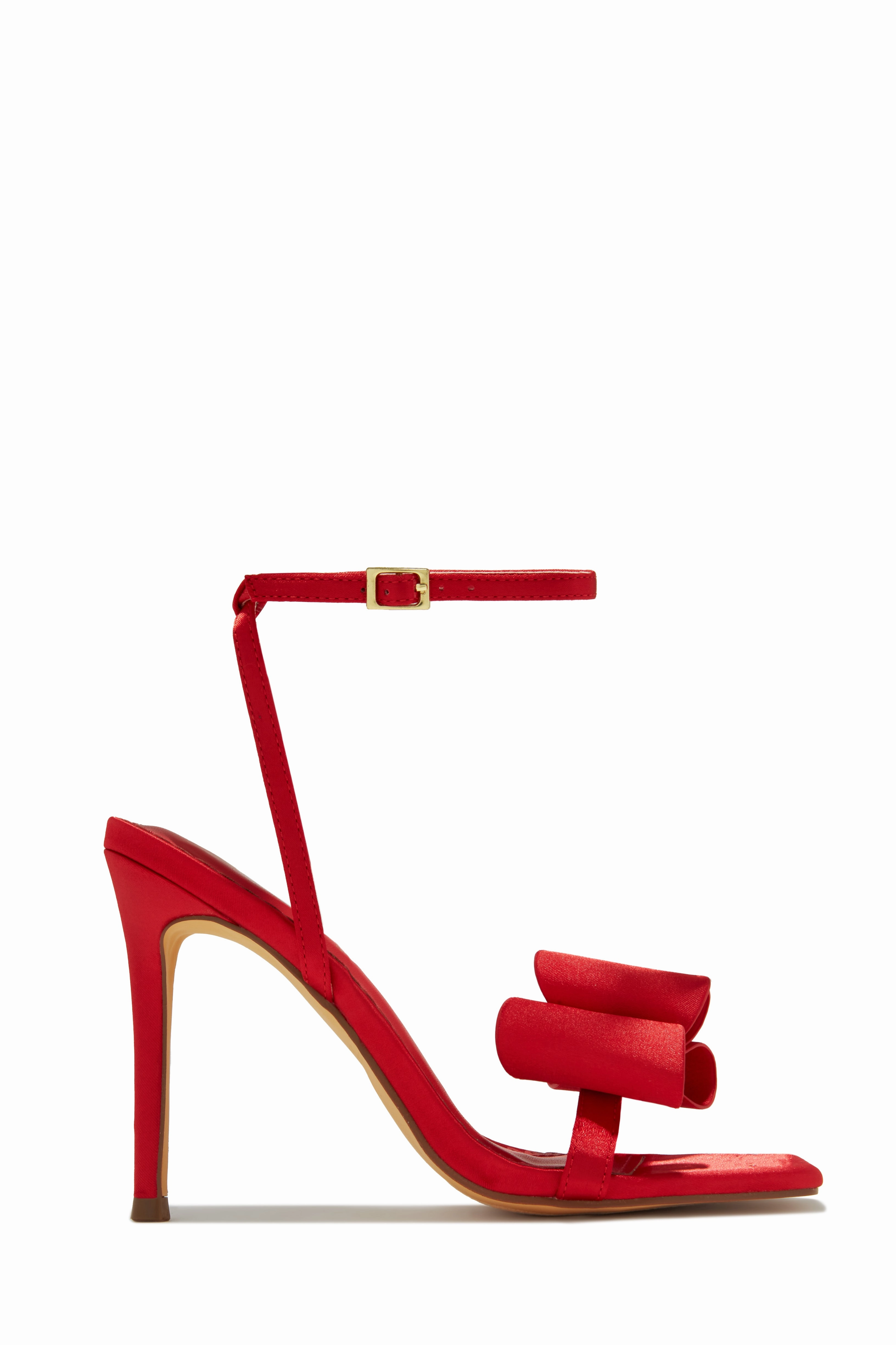 Pretty Nights Bow High Heels - Ivory