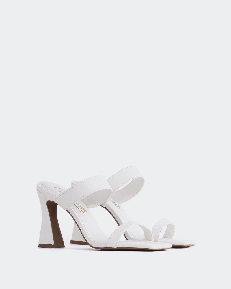 Ricarda White Leather