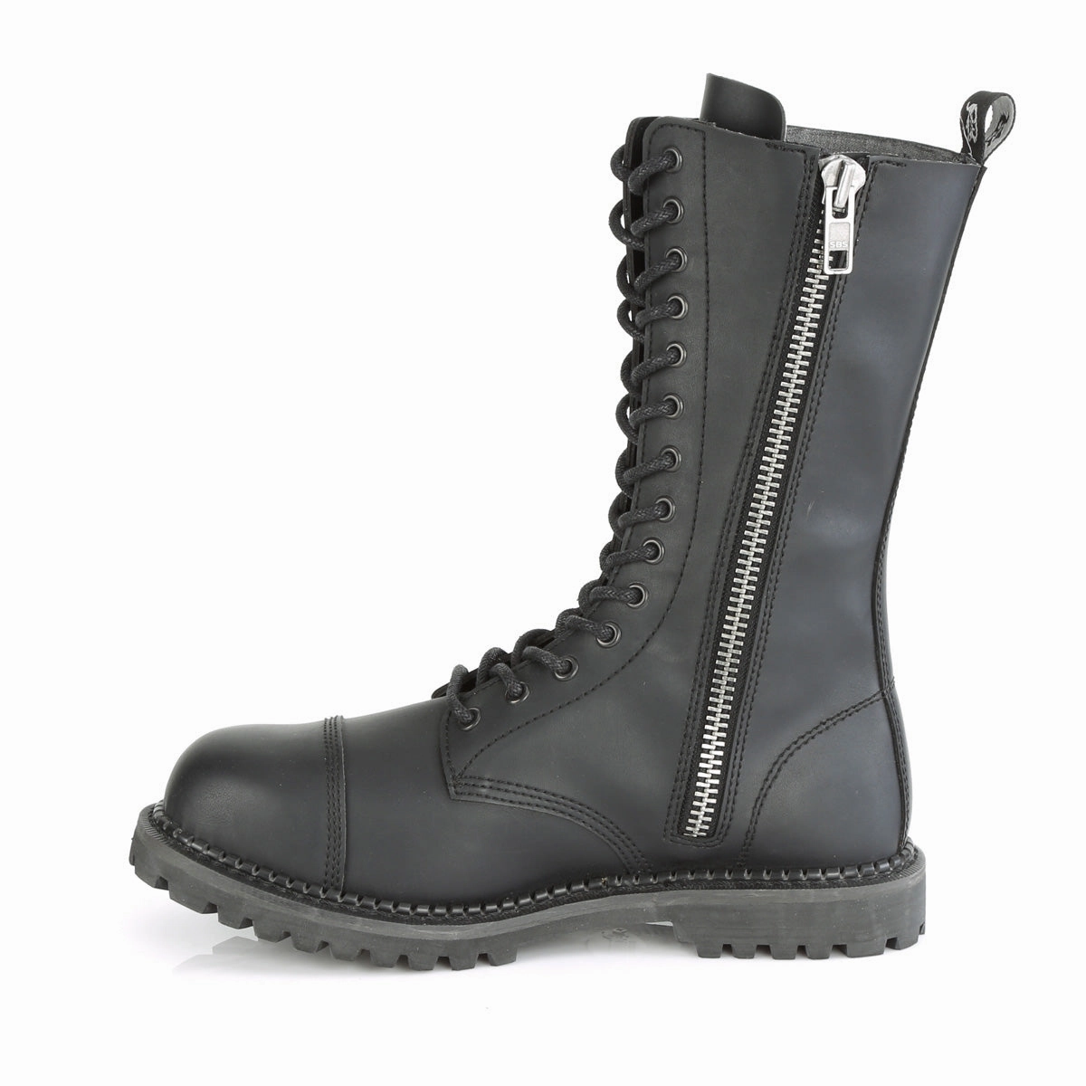 RIOT-14  Black Vegan Leather