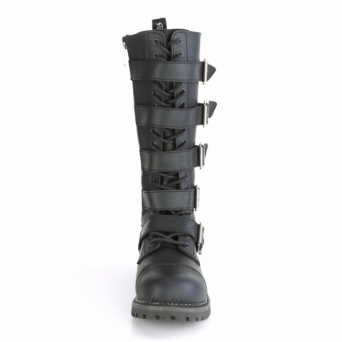 RIOT-18BK  Black Vegan Leather