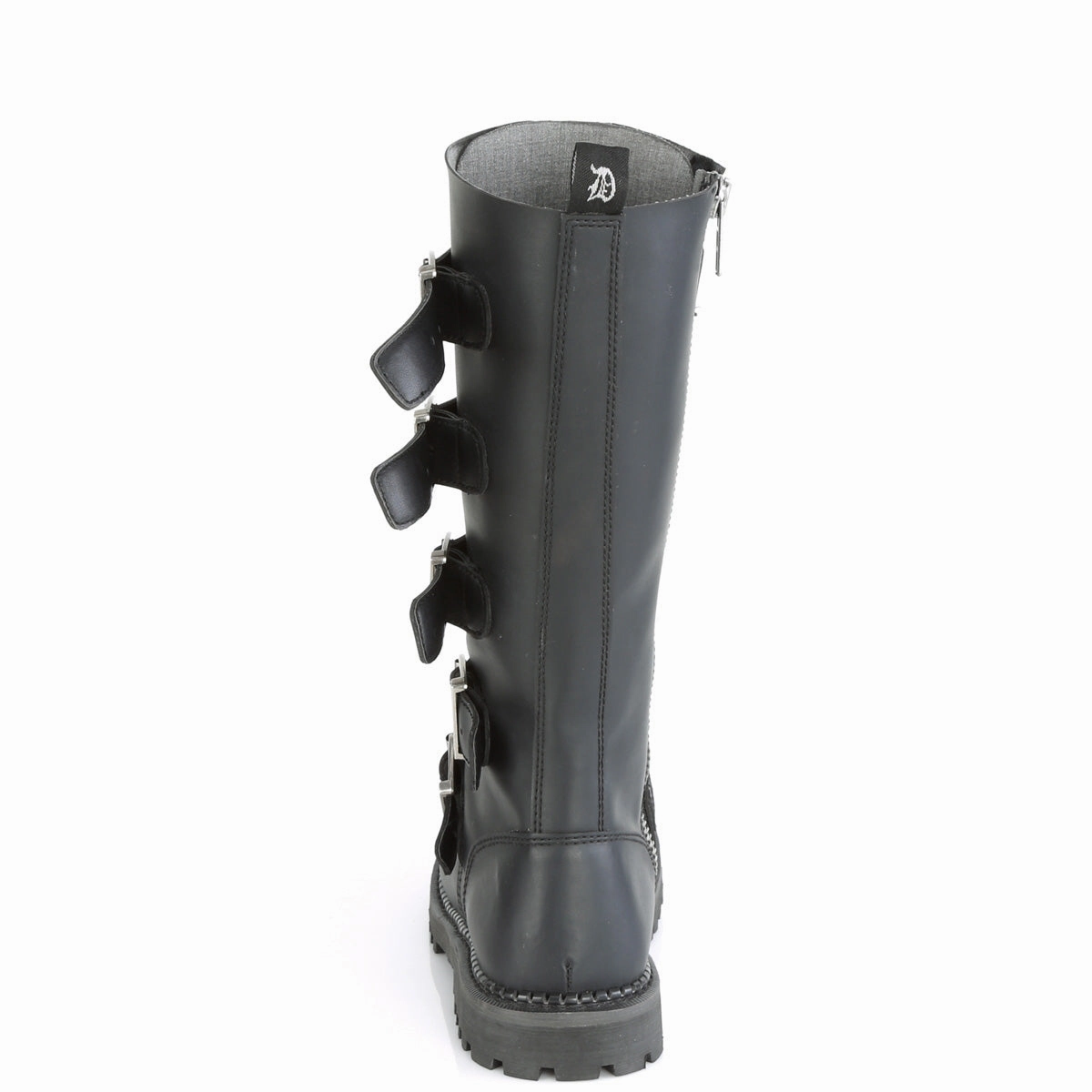 RIOT-18BK  Black Vegan Leather