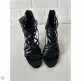 Sandals Heels Kitten By Ash In Black, Size: 7