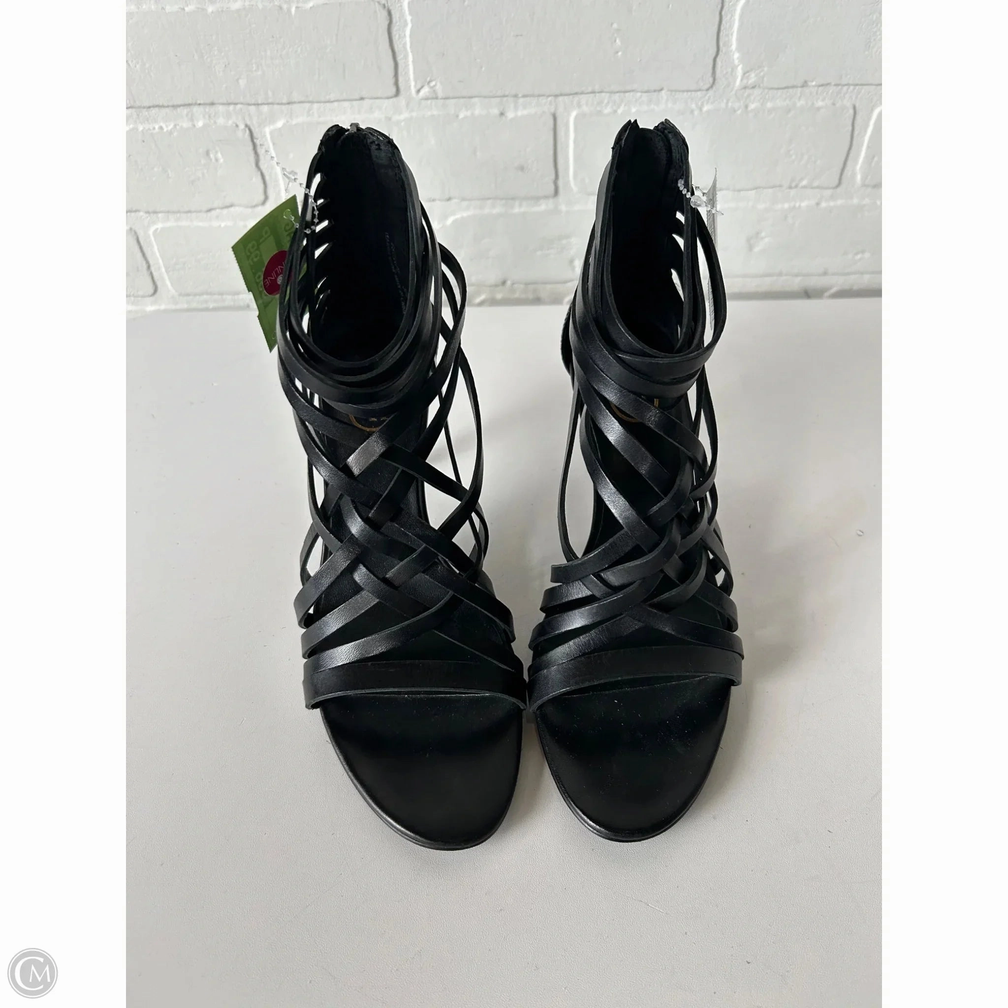Sandals Heels Kitten By Ash In Black, Size: 7