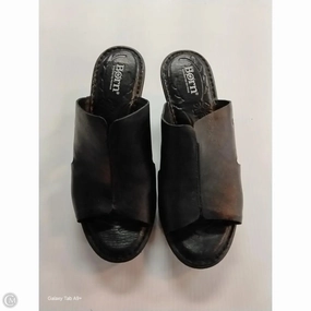 Sandals Heels Kitten By Born In Black, Size: 8