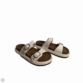 Sandals Heels Platform By Pierre Dumas In Beige, Size: 10