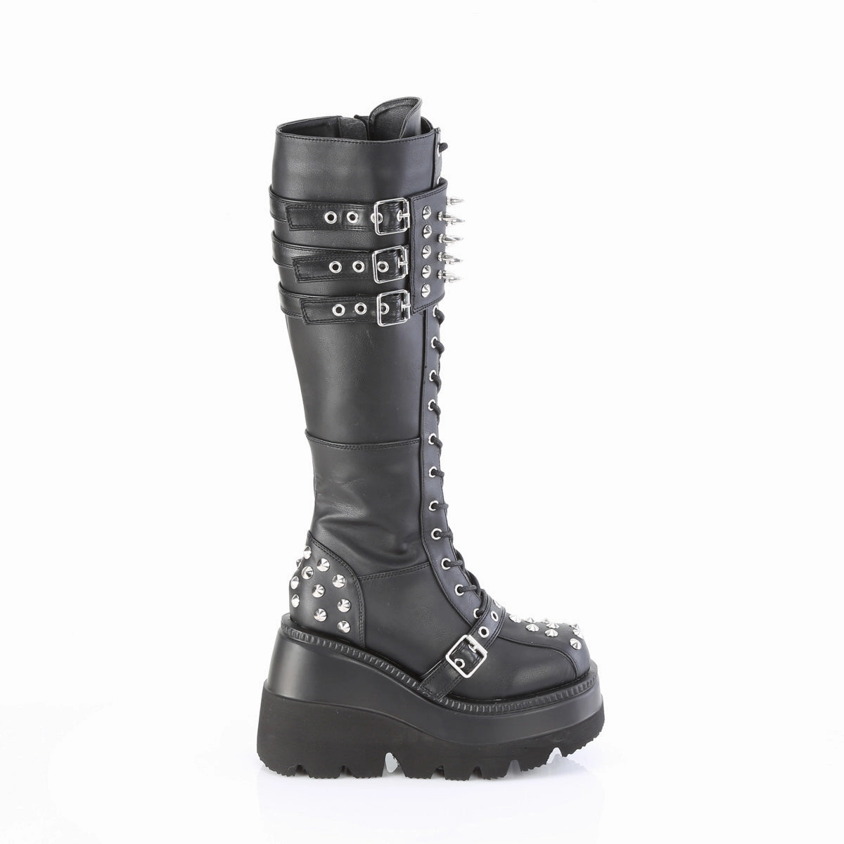 SHAKER-225  Black Vegan Leather
