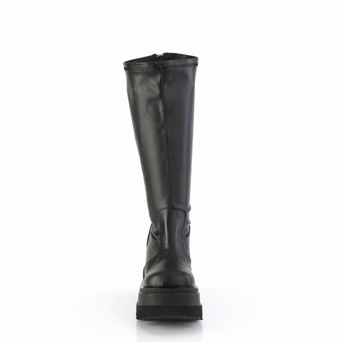 SHAKER-65WC  Black Stretch Vegan Leather