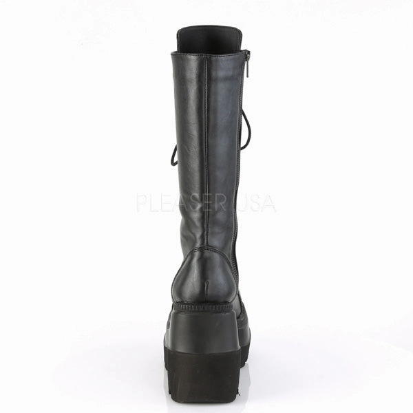 SHAKER-72  Black Vegan Leather