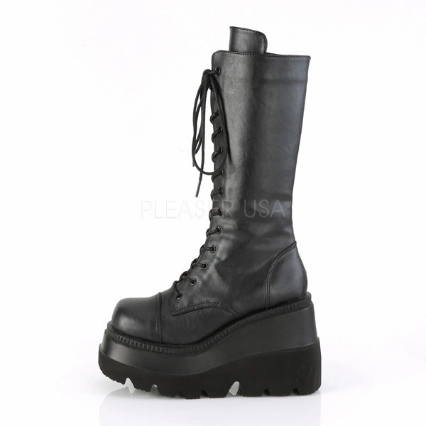 SHAKER-72  Black Vegan Leather