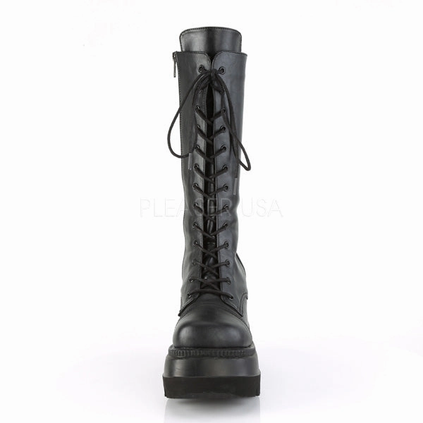 SHAKER-72  Black Vegan Leather