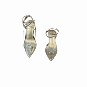 Shoes Heels Block By Clothes Mentor In Clear, Size: 9