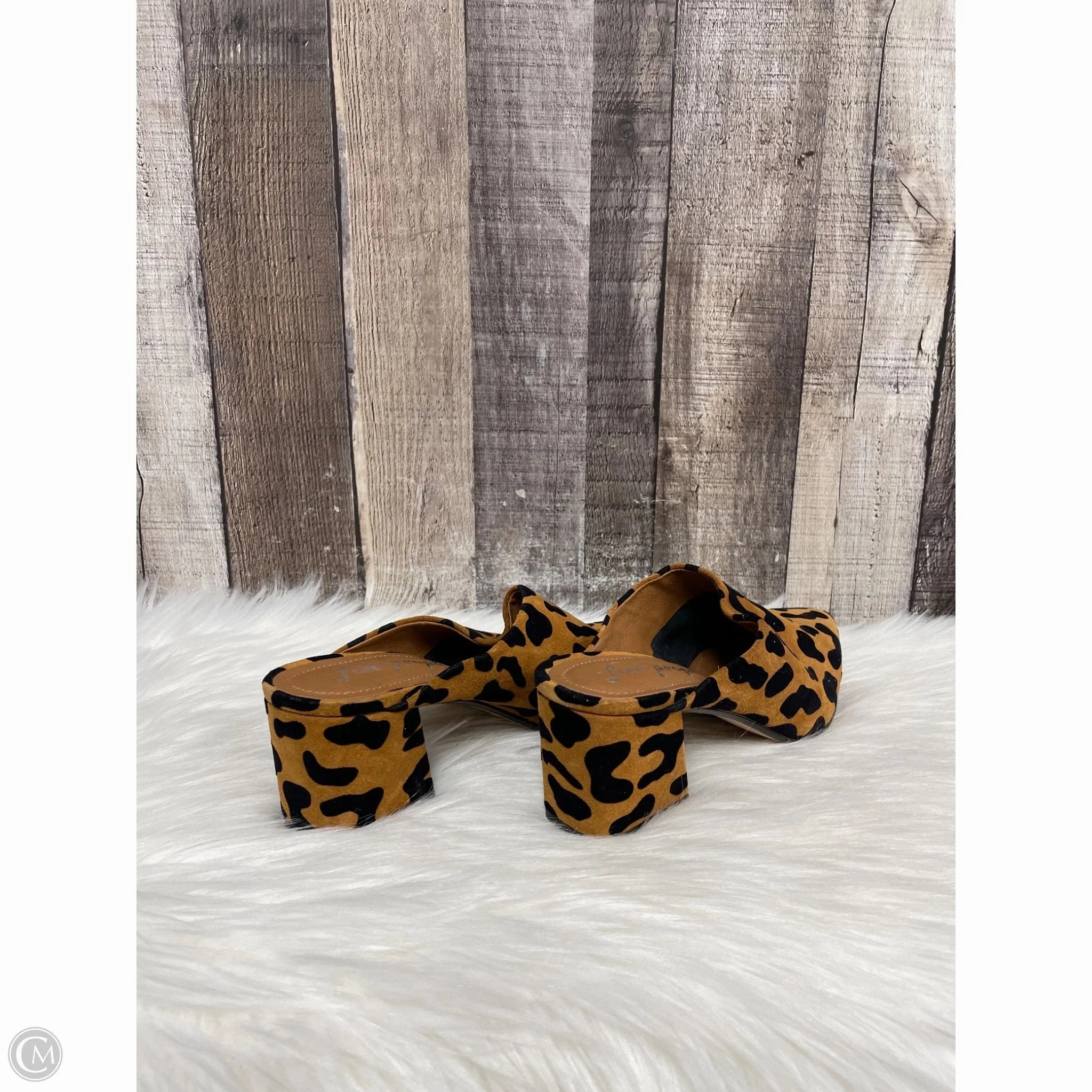 Shoes Heels Block By Free People In Animal Print, Size: 7