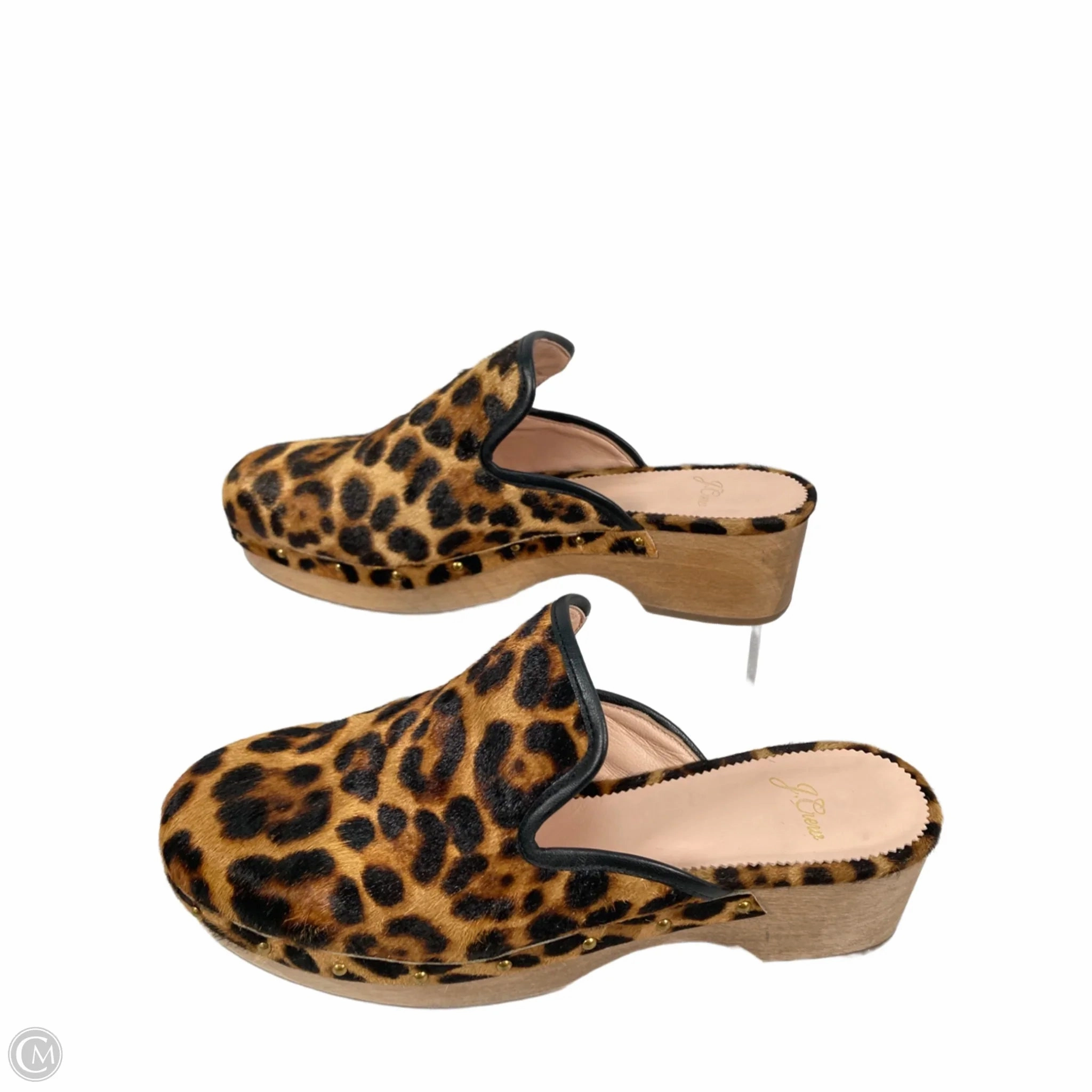 Shoes Heels Block By J. Crew In Animal Print, Size: 9