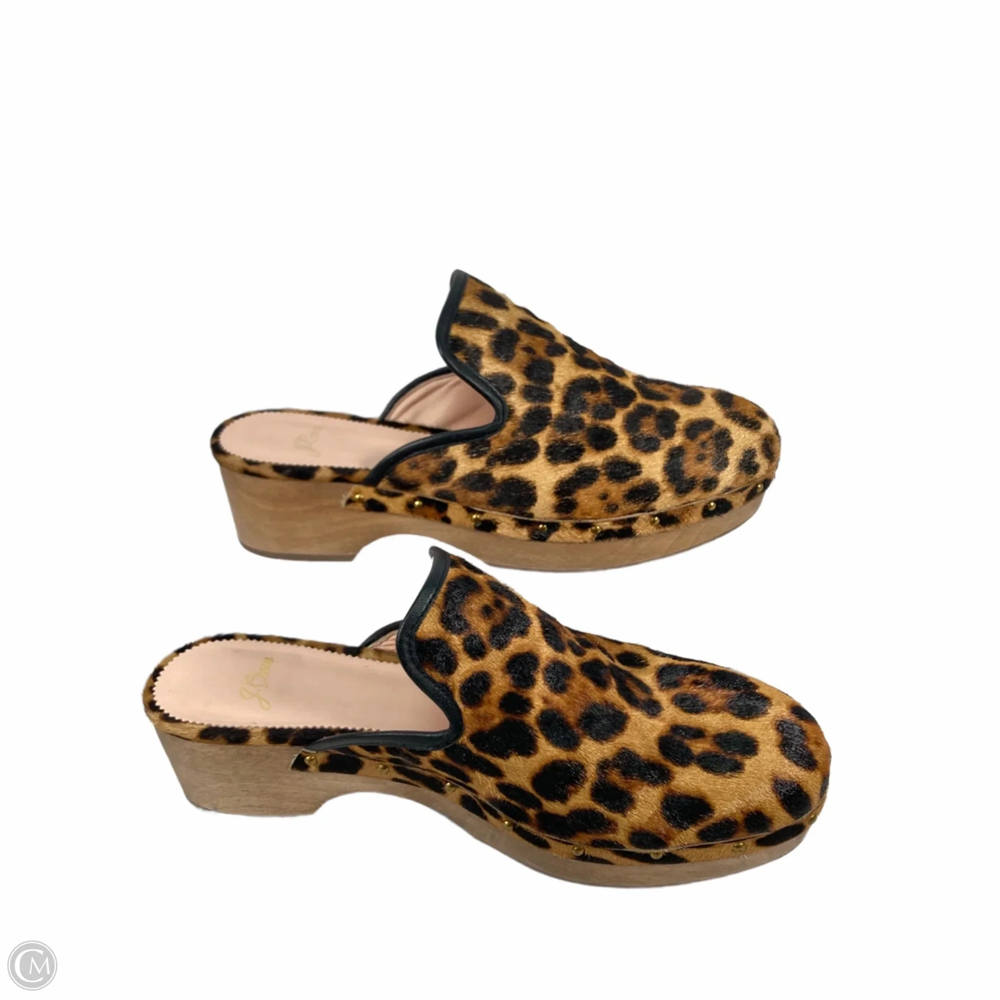 Shoes Heels Block By J. Crew In Animal Print, Size: 9