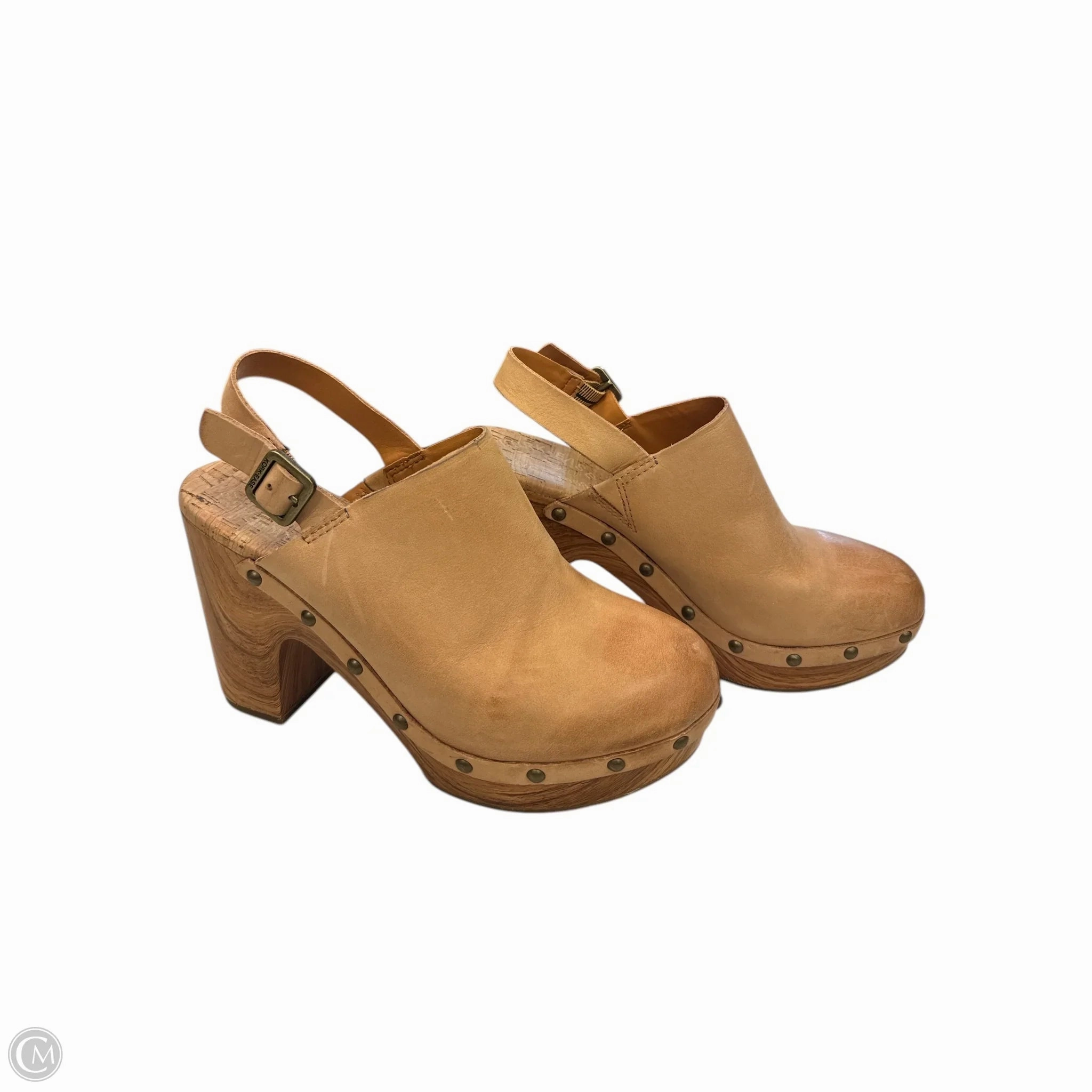 Shoes Heels Block By Kork Ease In Beige, Size: 7