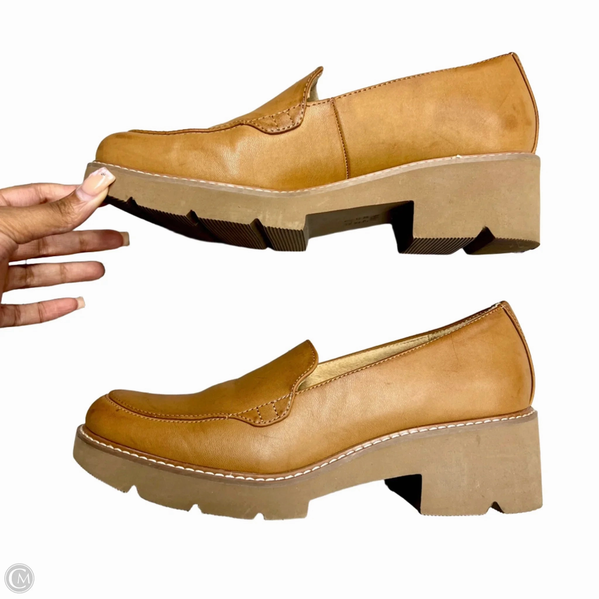 Shoes Heels Block By Naturalizer In Brown, Size: 9