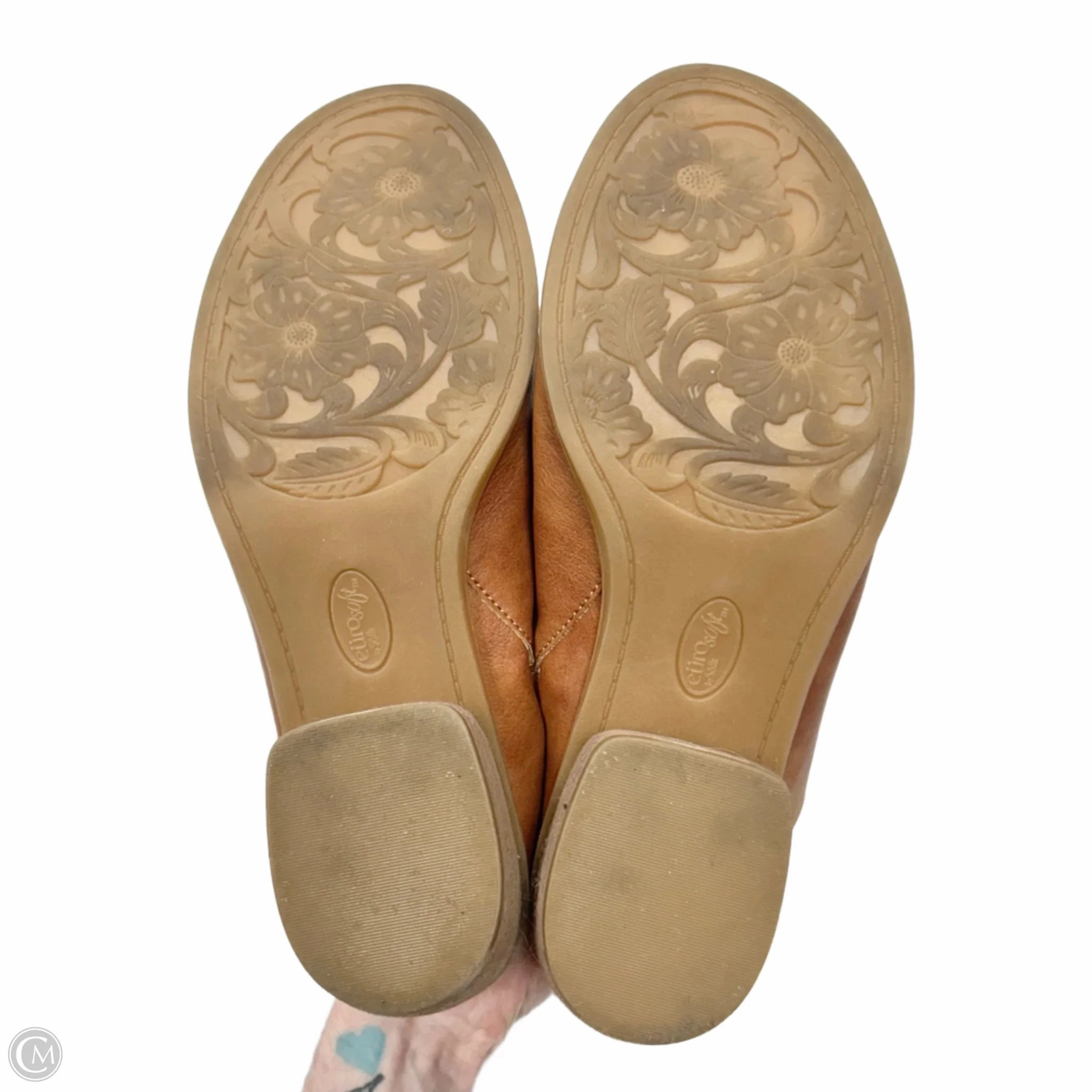 Shoes Heels Block By Sofft In Brown, Size: 10