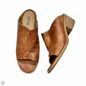Shoes Heels Block By Sofft In Brown, Size: 10