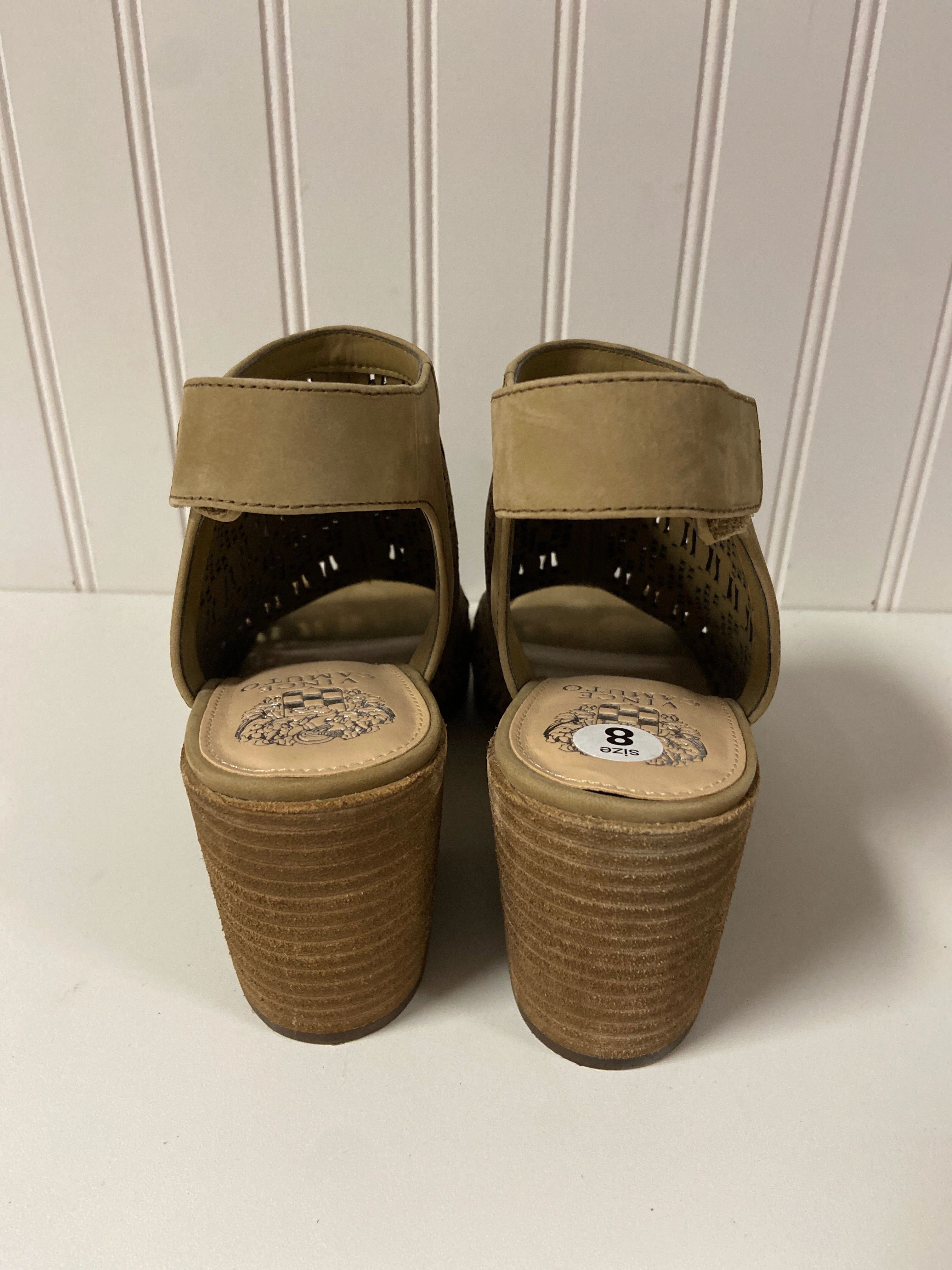 Shoes Heels Block By Vince Camuto In Brown, Size: 8