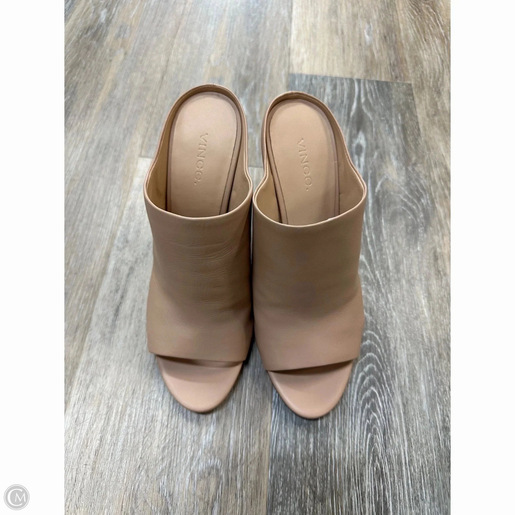 Shoes Heels Block By Vince Camuto In Tan, Size: 8