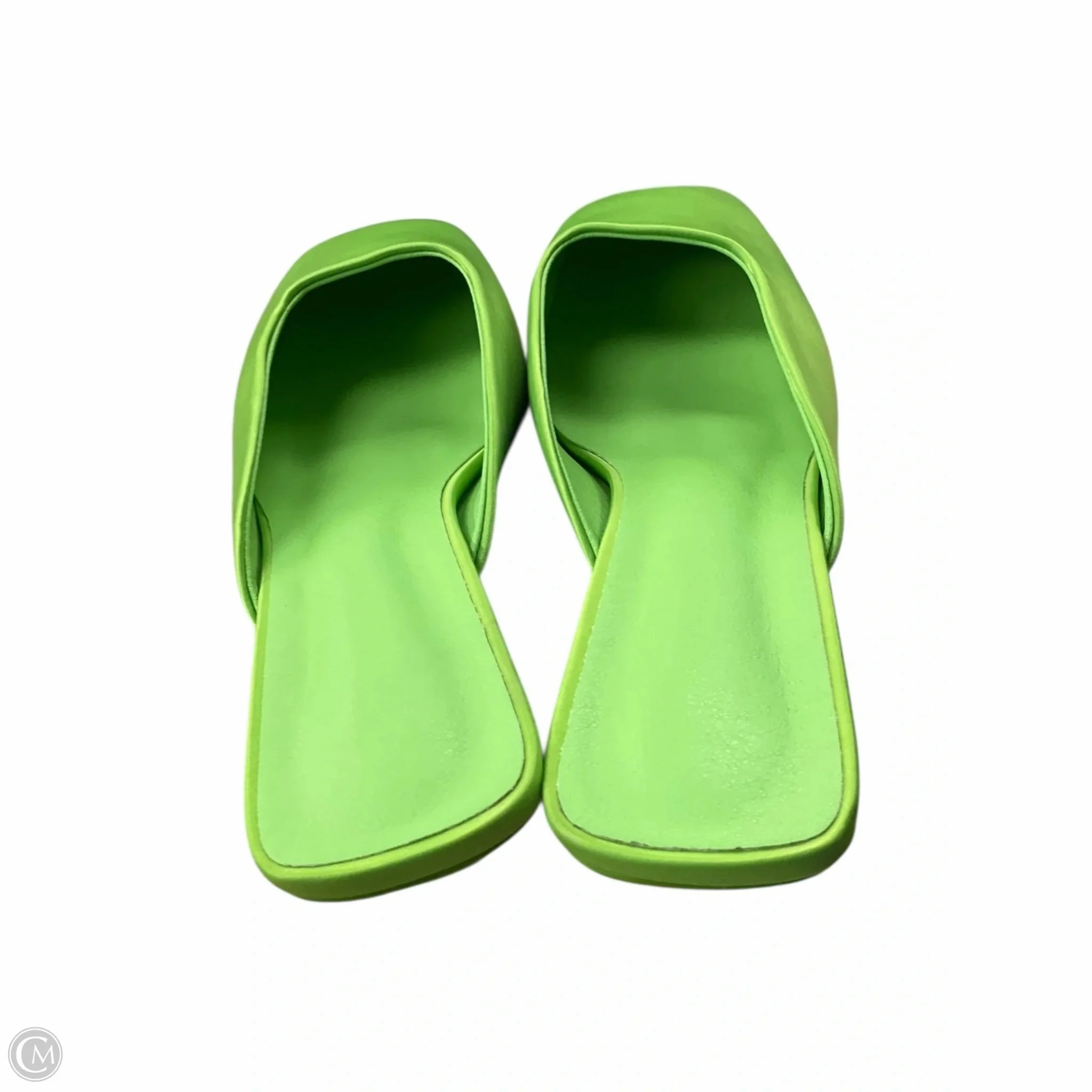Shoes Heels Kitten By Cmf In Green, Size: 10