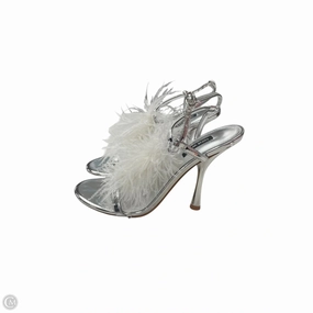 Shoes Heels Kitten By Nine West In Grey, Size: 8