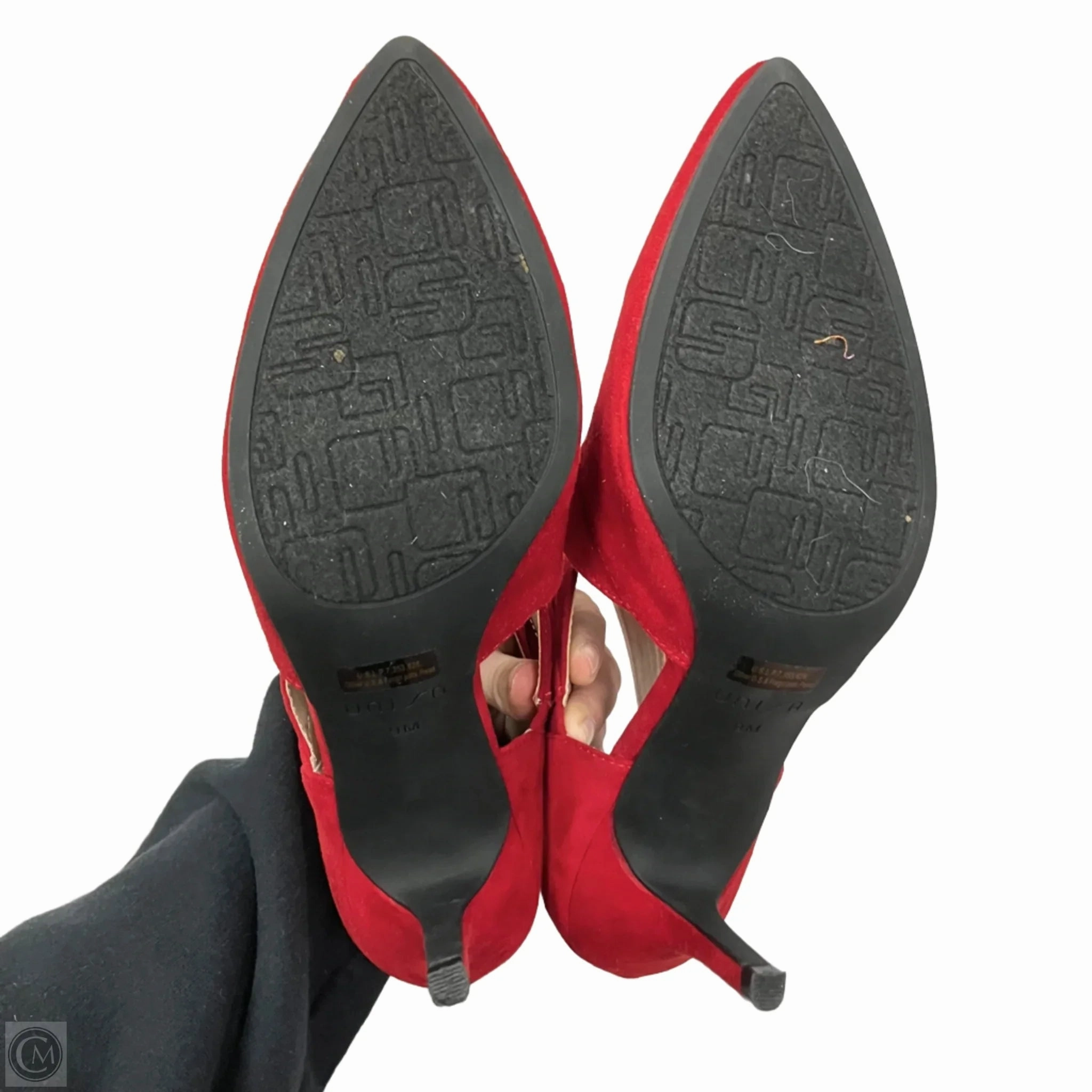 Shoes Heels Kitten By Unisa In Red, Size: 9