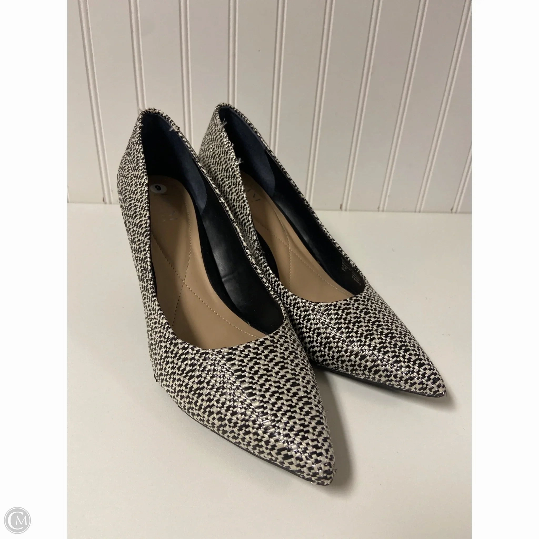 Shoes Heels Stiletto By Alfani In Black & White, Size: 9