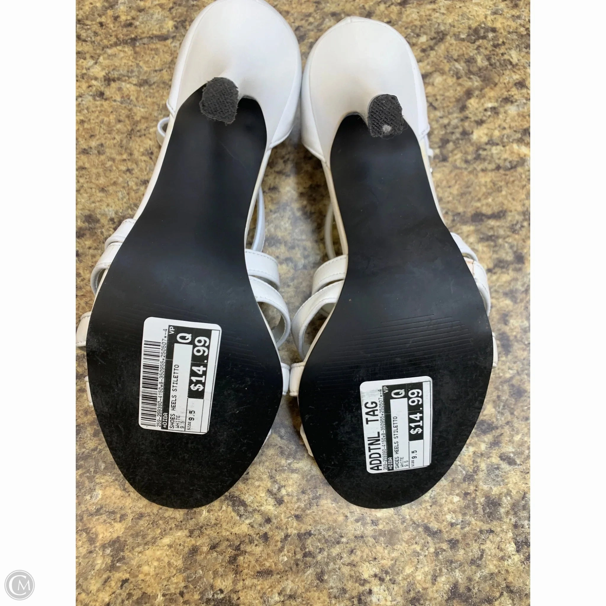 Shoes Heels Stiletto By Diba In White, Size: 9.5