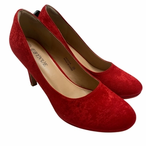 Shoes Heels Stiletto By Ebynue In Red, Size: 10
