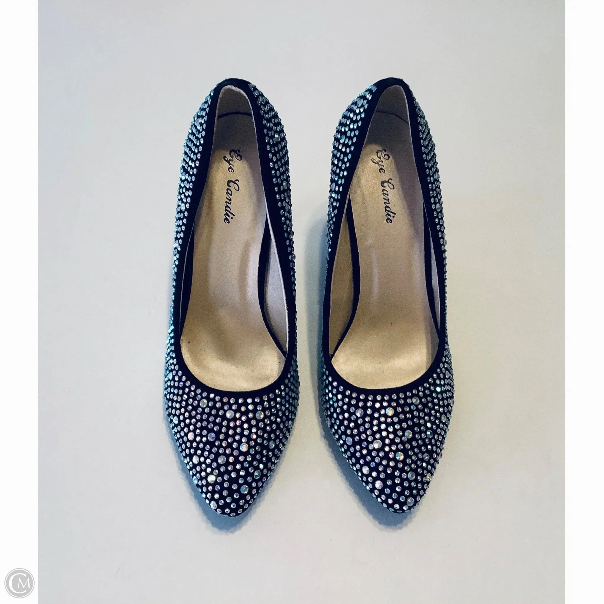 Shoes Heels Stiletto By Eye Candy In Silver, Size: 8