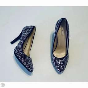 Shoes Heels Stiletto By Eye Candy In Silver, Size: 8