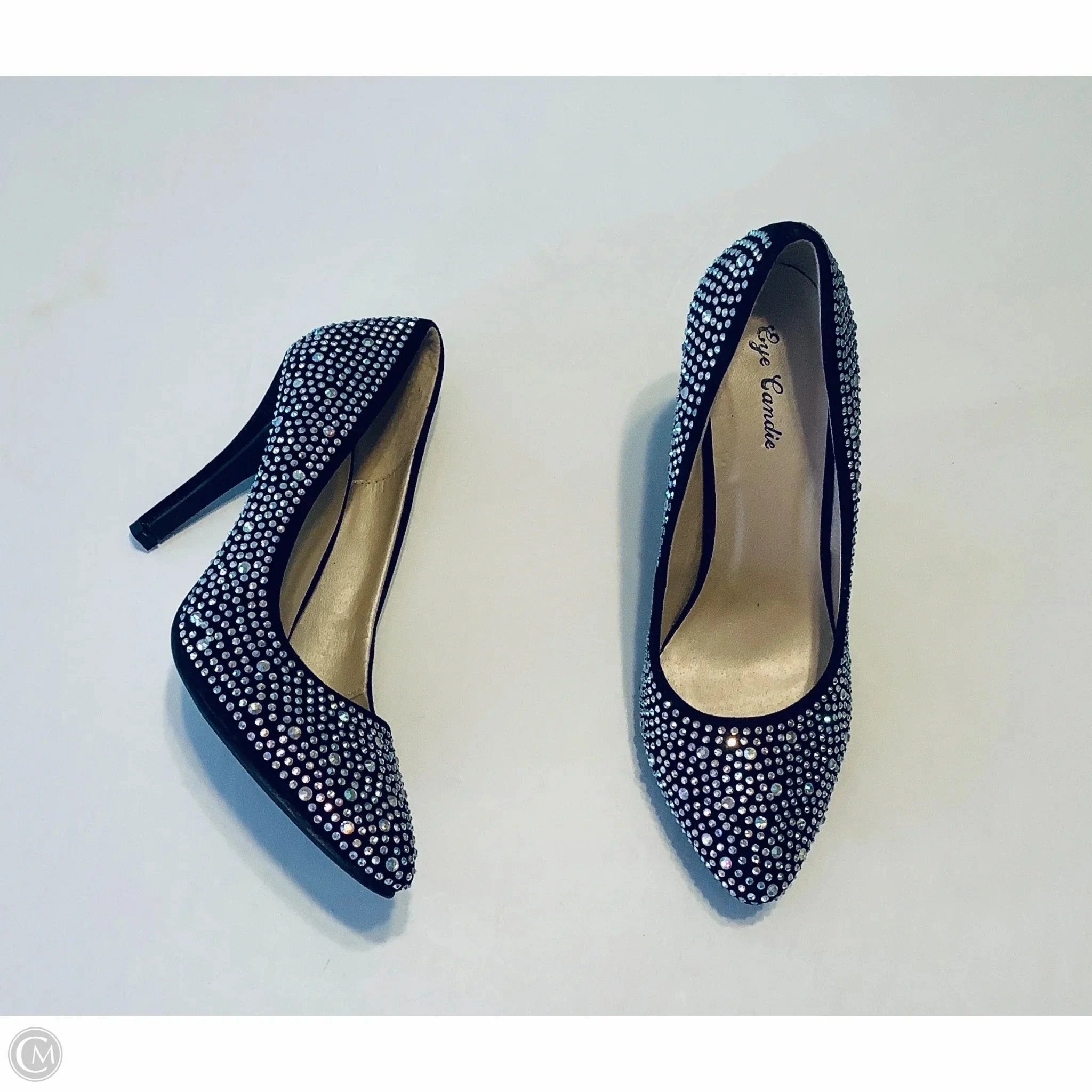 Shoes Heels Stiletto By Eye Candy In Silver, Size: 8