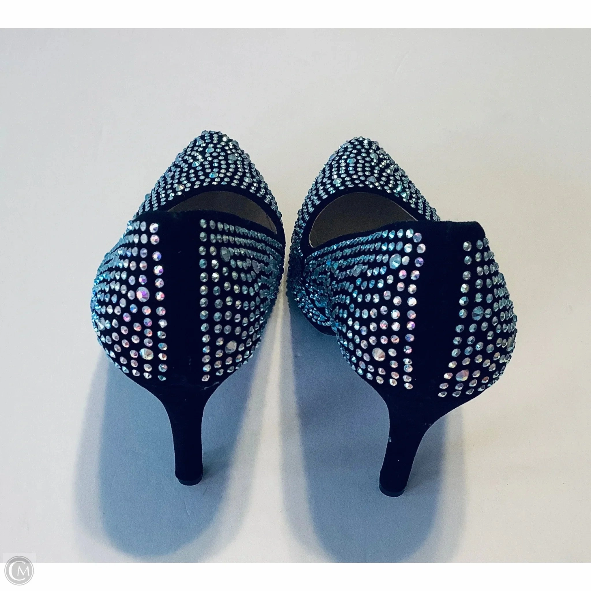 Shoes Heels Stiletto By Eye Candy In Silver, Size: 8