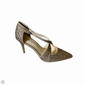 Shoes Heels Stiletto By Jessica Simpson In Gold, Size: 10