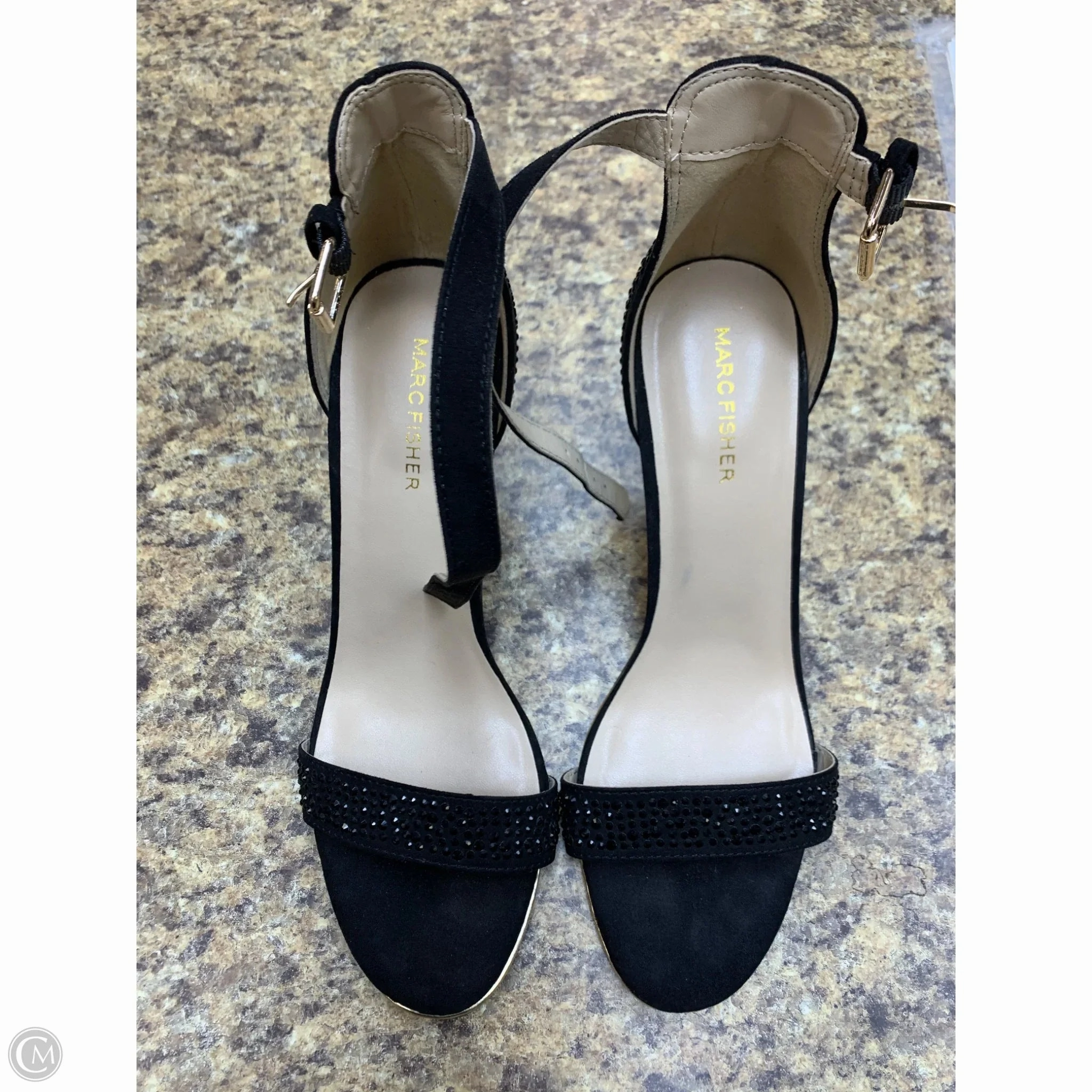 Shoes Heels Stiletto By Marc Fisher In Black, Size: 10
