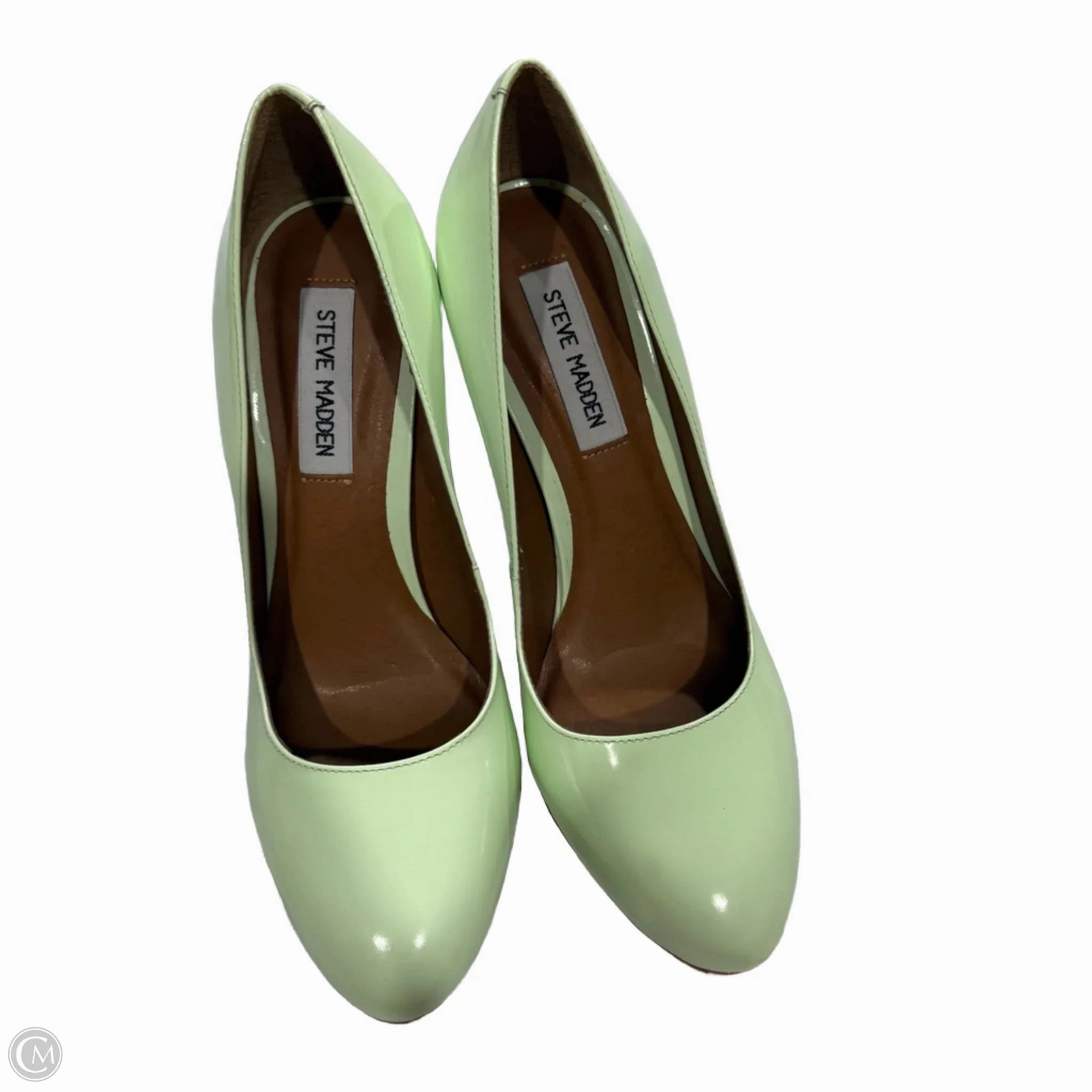 Shoes Heels Stiletto By Steve Madden In Green, Size: 8