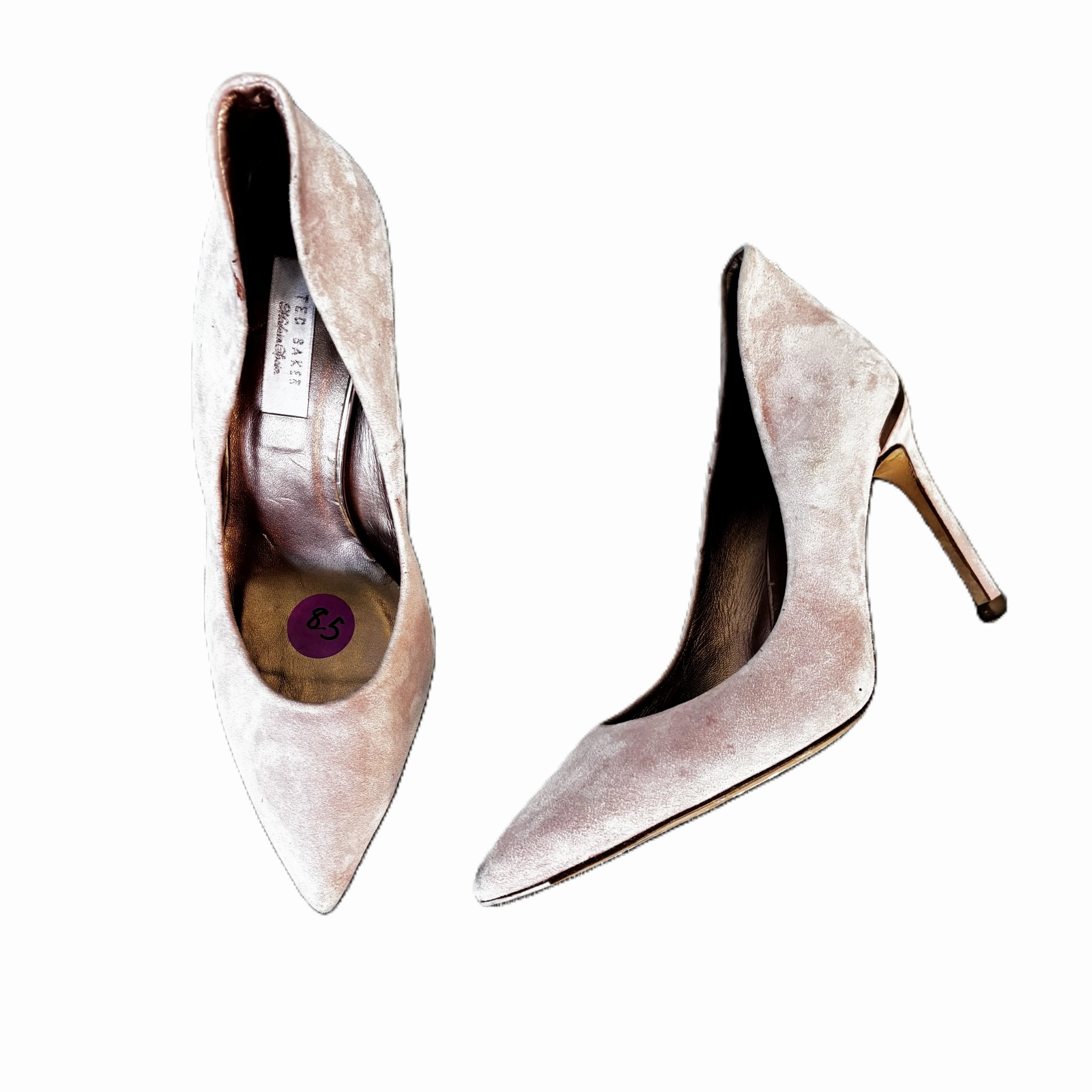 Shoes Heels Stiletto By Ted Baker In Pink, Size: 8.5
