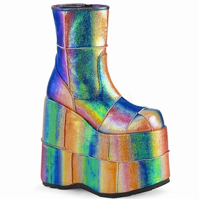 STACK-201  Rainbow Iridescent Vegan Leather