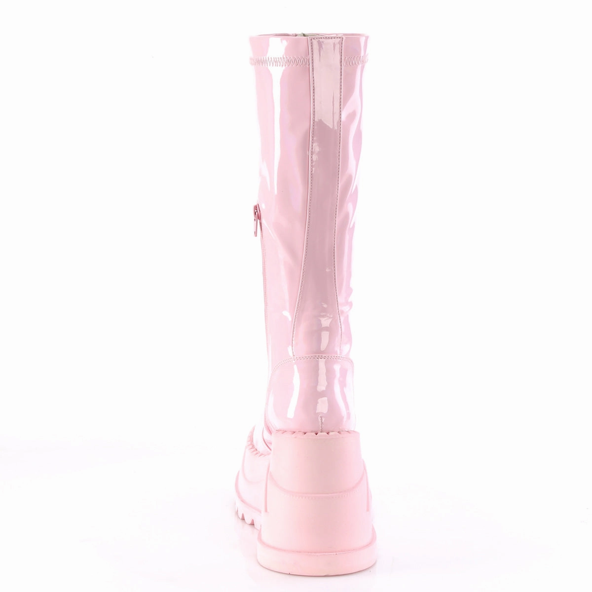 STOMP-200  Baby Pink Hologram Stretch Patent