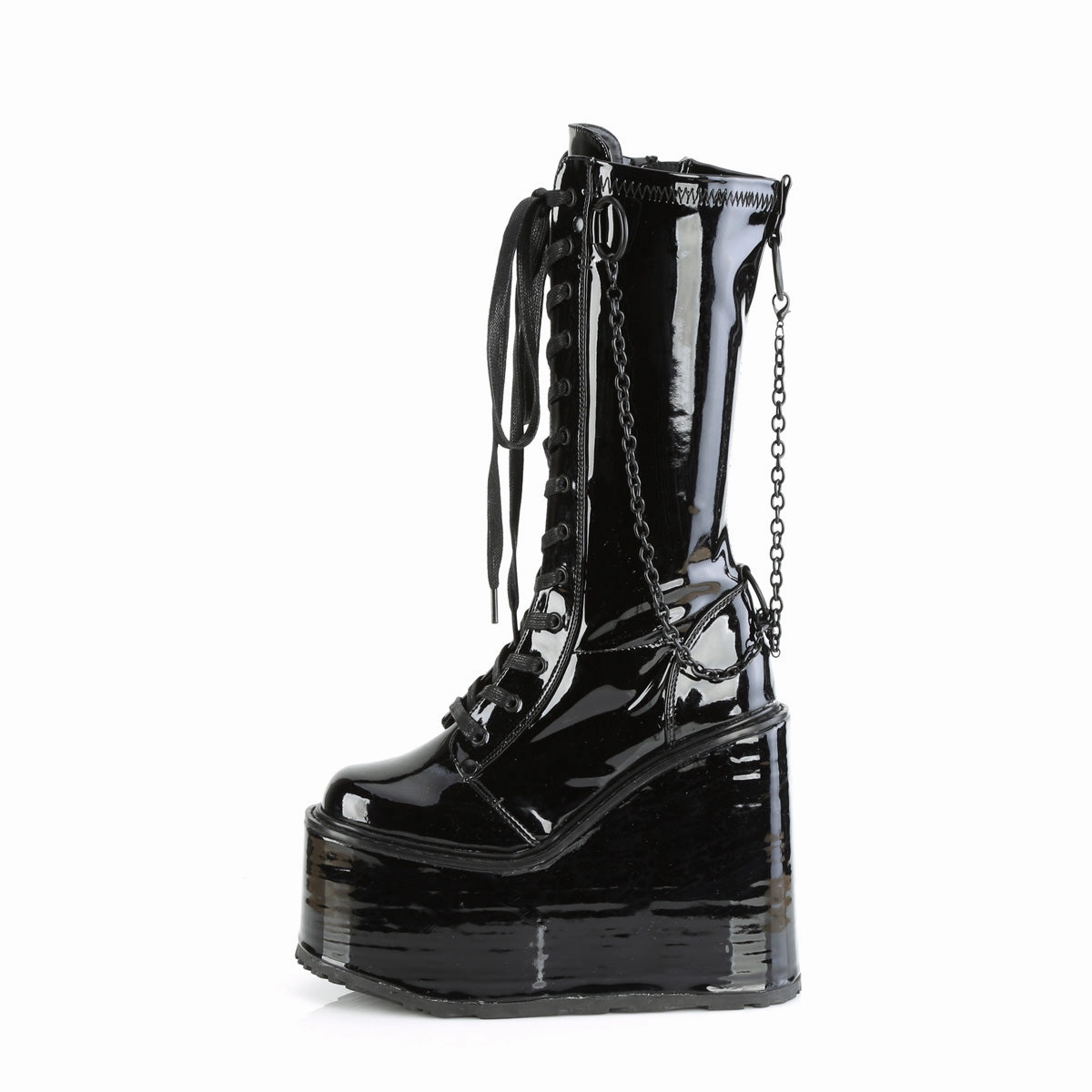 SWING-150  Black Stretch Patent