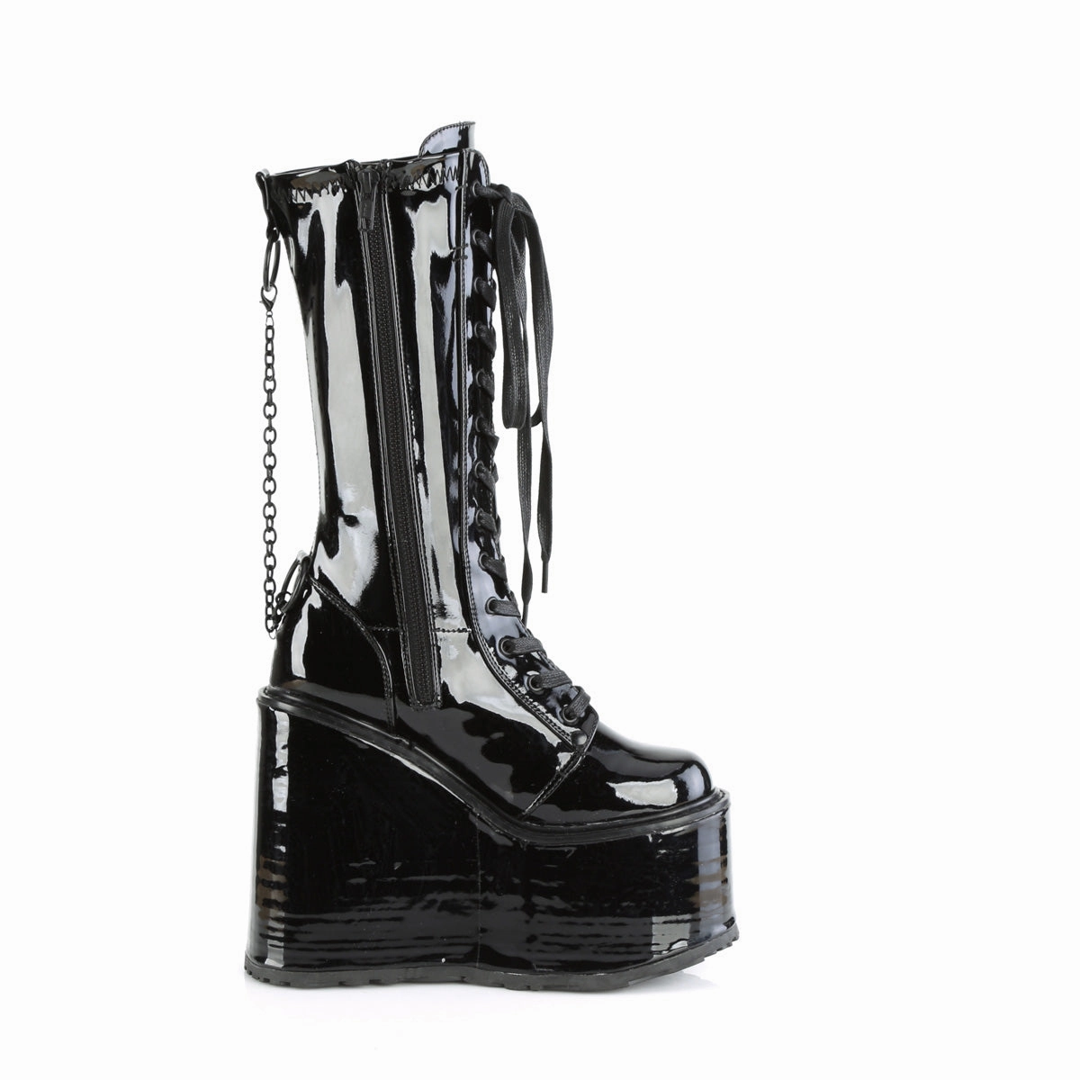SWING-150  Black Stretch Patent