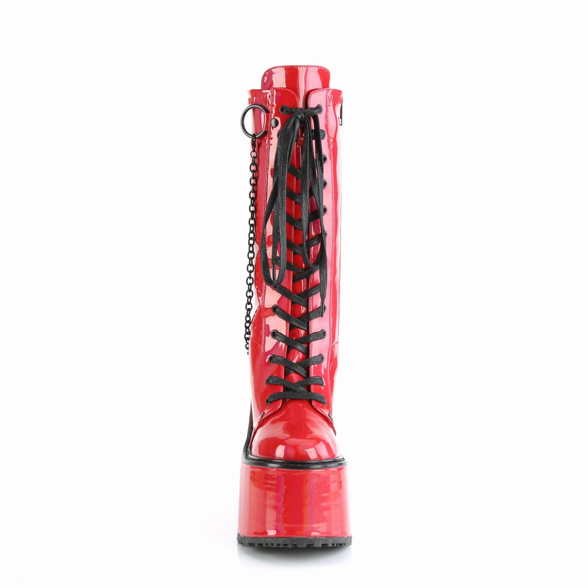 SWING-150  Red Holographic Stretch Patent