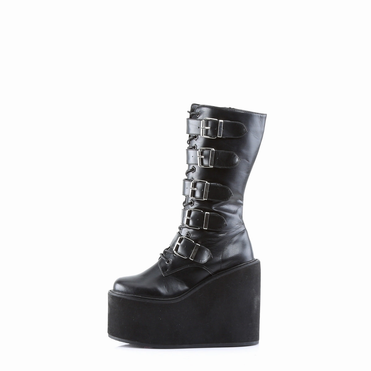 SWING-220  Black Vegan Leather