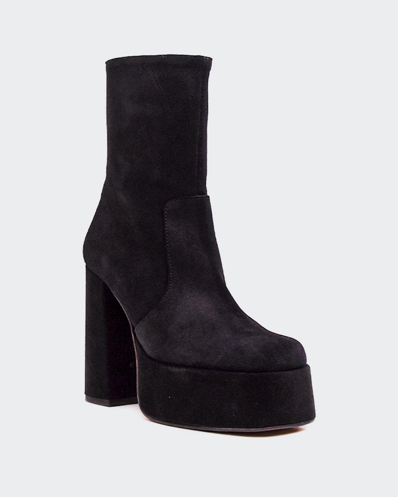Tate Black Suede
