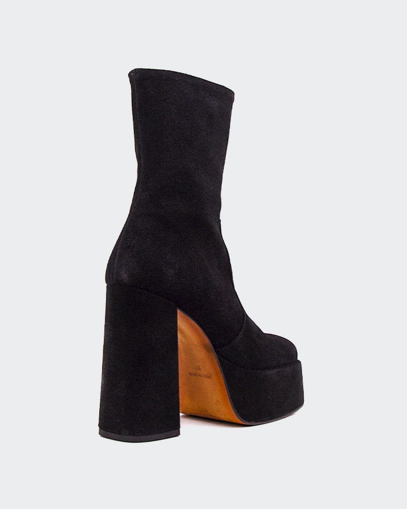 Tate Black Suede